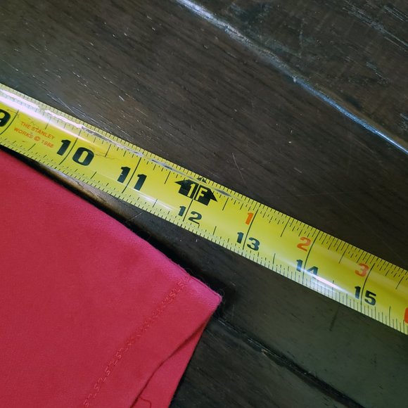 EXPRESS Design Studio Mid Rise Red Shorts 8 - Picture 6 of 8